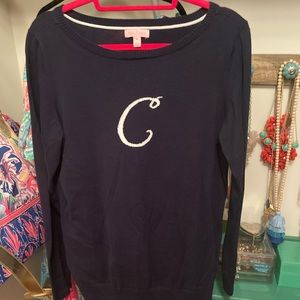Marielle Sweater - “C” Monogram Intarsia